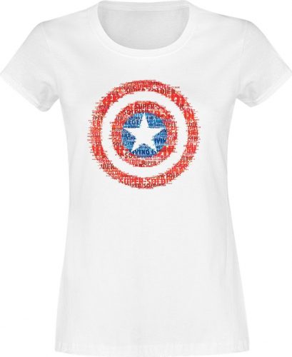 Captain America Captain America Dámské tričko bílá