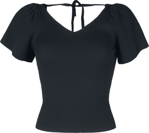 Only Leelo Back Shirt Dámské tričko černá