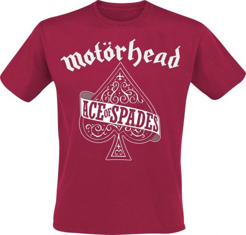 Motörhead Ace Of Spades Tričko červená