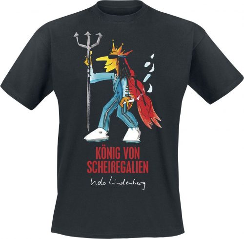 Udo Lindenberg König T-Shirt Tričko černá