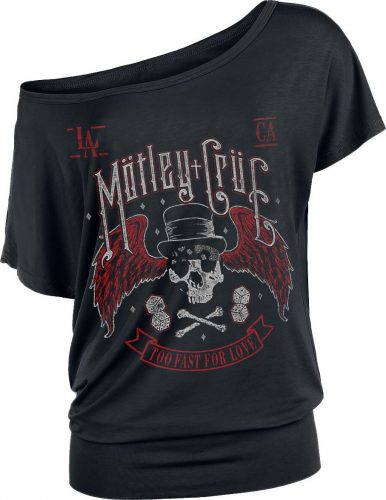 Mötley Crüe Biker Skull Dámské tričko černá