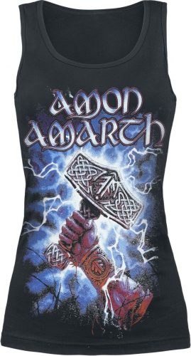 Amon Amarth Hammer And Lightning Dámský top černá