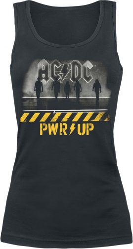 AC/DC PWR UP Band Dámský top černá