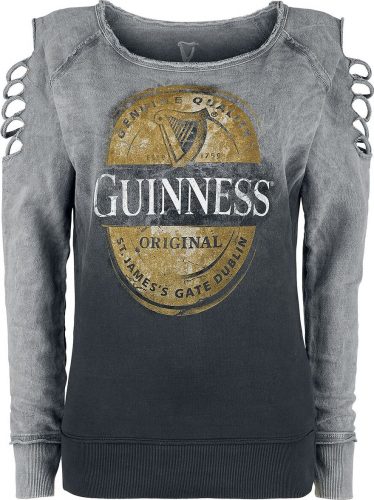 Guinness Vintage Logo Dámská mikina šedá