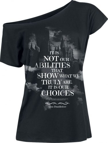 Harry Potter Choices Dámské tričko černá