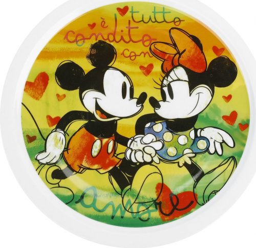 Mickey & Minnie Mouse Micky & Minnie - Pizza-Teller Set talíre vícebarevný
