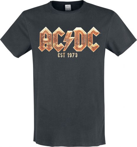 AC/DC Amplified Collection - Golden Gods Tričko charcoal