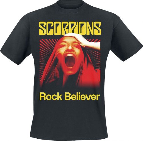 Scorpions Rock Believer Tričko černá