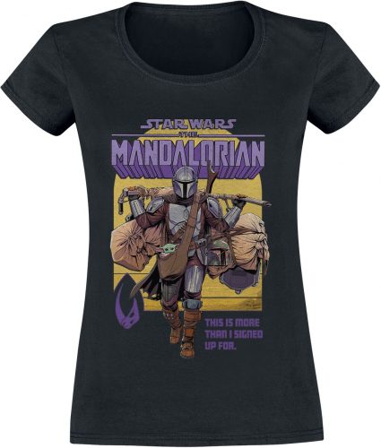 Star Wars The Mandalorian - Poster - Grogu Dámské tričko černá