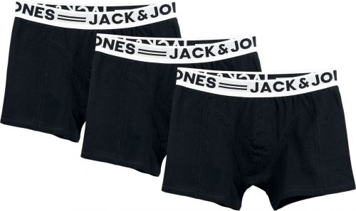 Jack & Jones Balení 3 ks boxerek SENSE Boxerky černá