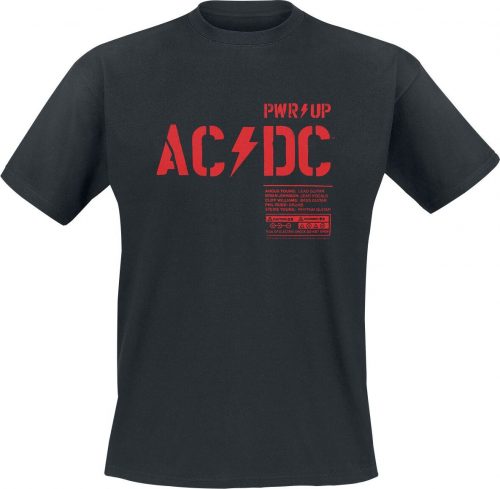 AC/DC PWR Up Tričko černá
