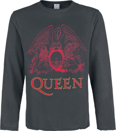 Queen Amplified Collection - 77 Tour Tričko s dlouhým rukávem charcoal