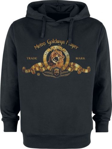 Metro-Goldwyn-Mayer MGM - Logo Mikina s kapucí černá