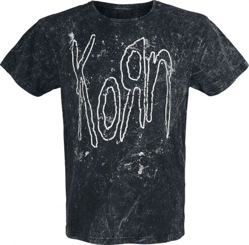 Korn Outline Repeat Tričko charcoal