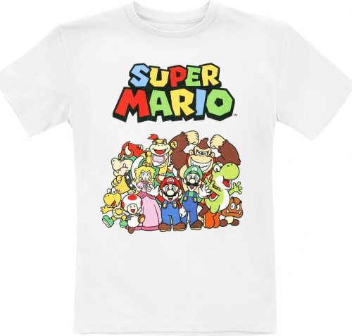 Super Mario Kids - Characters detské tricko bílá
