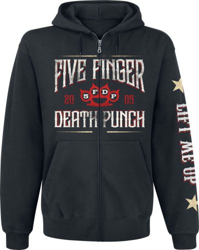 Five Finger Death Punch Laurel Emblem Mikina s kapucí na zip černá