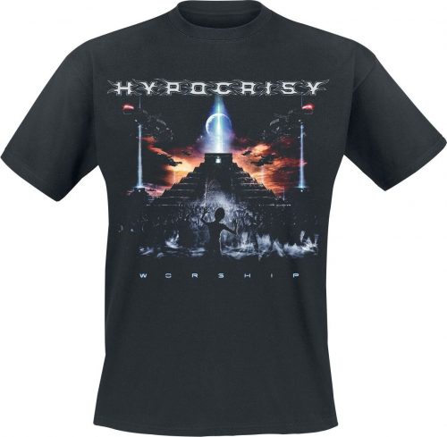 Hypocrisy Worship Tričko černá