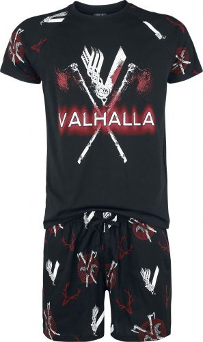 Vikings Valhalla pyžama černá