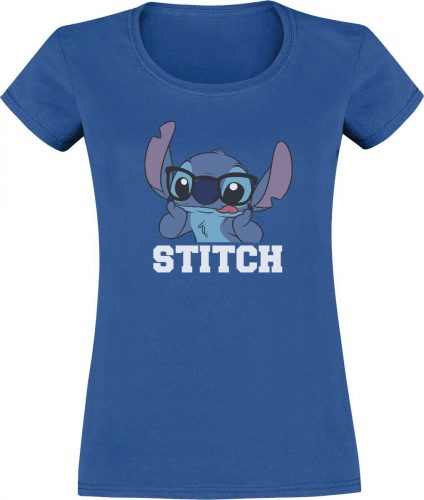 Lilo & Stitch Stitch Glasses Dámské tričko modrá
