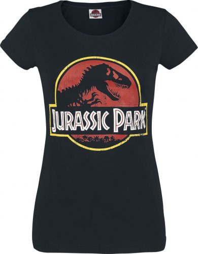 Jurassic Park Logo Dámské tričko černá