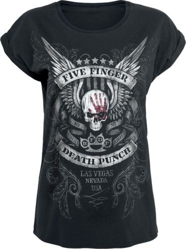 Five Finger Death Punch No Regrets Dámské tričko černá