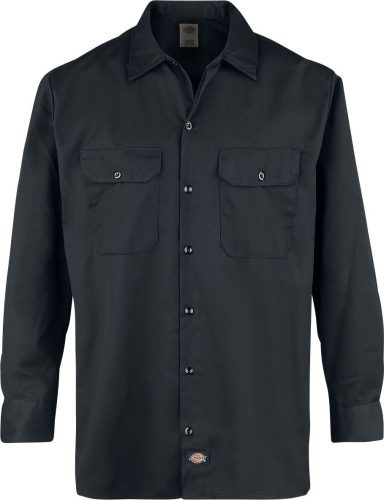 Dickies Pracovní košile s dlouhými rukávy Košile černá