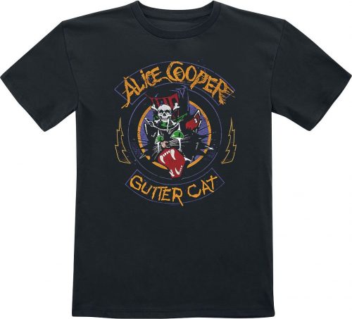 Alice Cooper Gutter Cat detské tricko černá