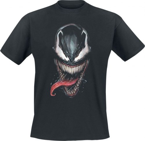 Venom (Marvel) Venom Teeth Face Tričko černá