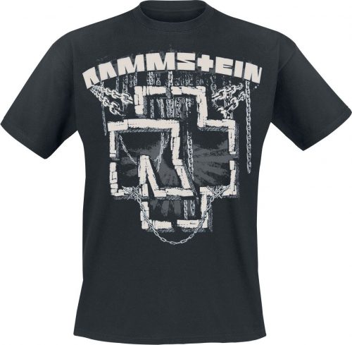 Rammstein In Ketten Tričko černá