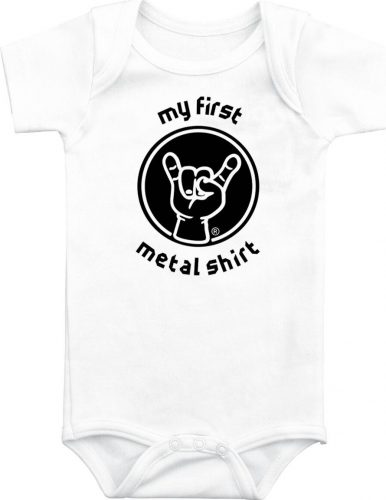 Metal Kids My First Metal Shirt body bílá