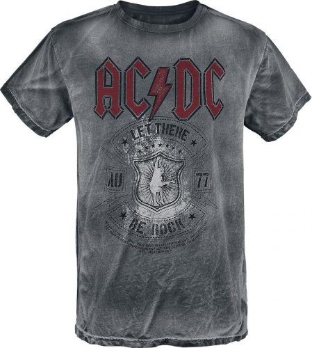 AC/DC Let There Be Rock Tričko šedá