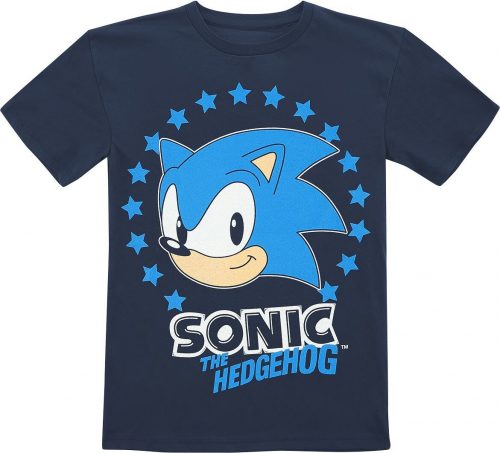 Sonic The Hedgehog Kids - Stars detské tricko modrá