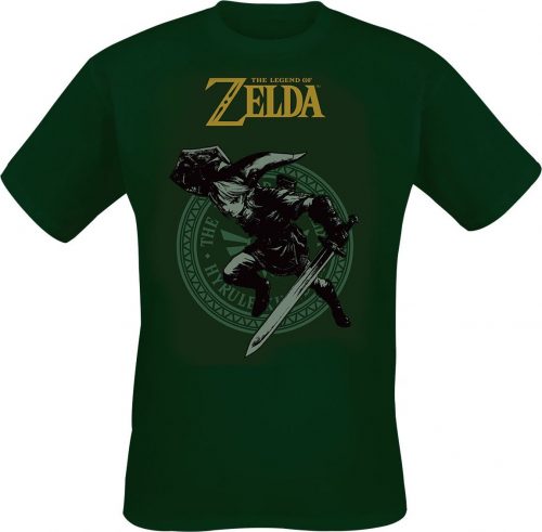 The Legend Of Zelda Link Tričko zelená