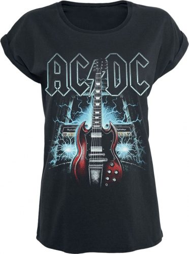 AC/DC High Voltage Guitar Dámské tričko černá