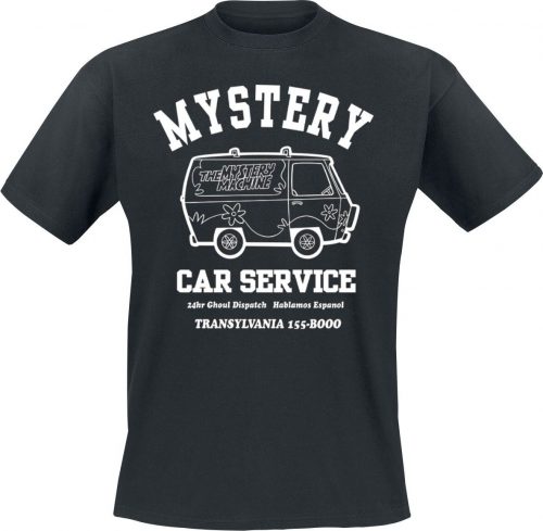 Scooby Doo Mystery Car Service Tričko černá