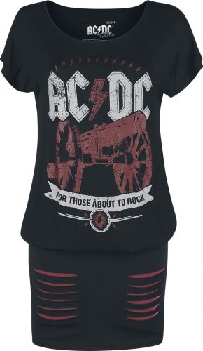 AC/DC EMP Signature Collection Šaty cerná/cervená