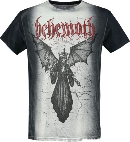 Behemoth Angel Of Death Tričko světle šedá / černá