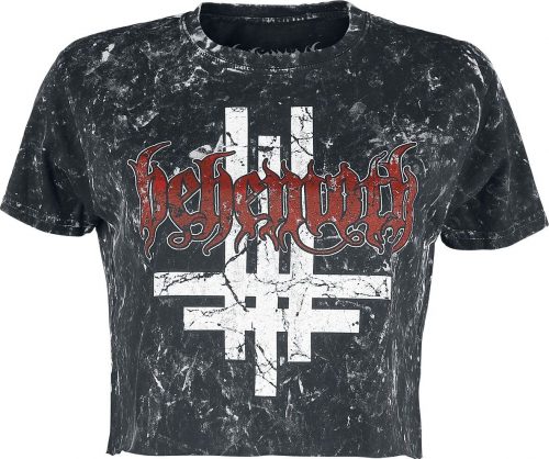 Behemoth Distressed Webnet Dámské tričko cerná/bílá