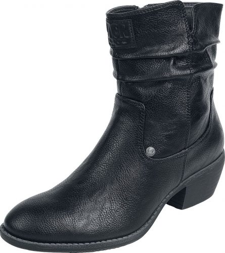 Black Premium by EMP Černé boty na podpatku boty černá