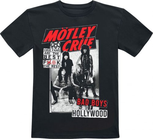 Mötley Crüe Kids - Mötley Crüe Fans detské tricko černá