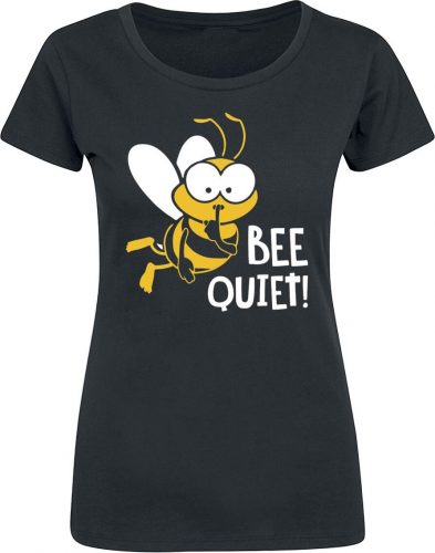 Tierisch Bee Quiet Dámské tričko černá