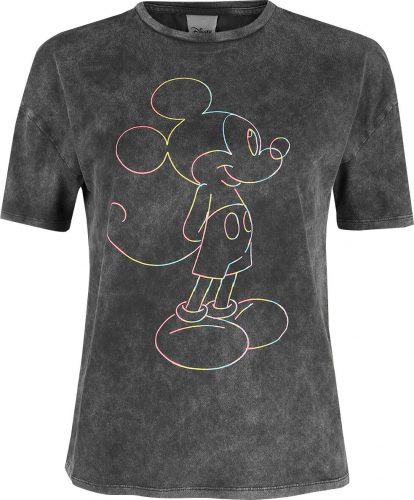 Mickey & Minnie Mouse Neon Dámské tričko šedá