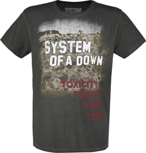 System Of A Down Toxicity Repeat Tričko černá