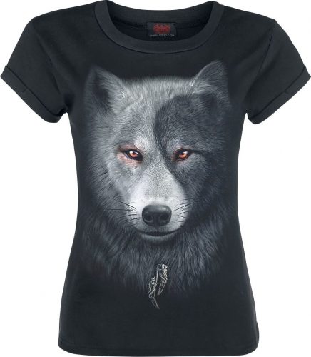 Spiral Wolf Chi Dámské tričko černá