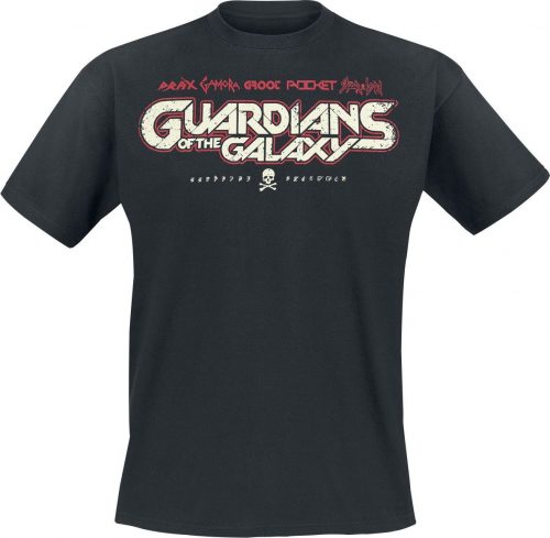 Strážci galaxie - Game - Guardians Members Tričko černá
