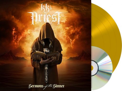 KK's Priest Sermons of the sinner LP & CD zlatá