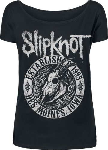 Slipknot Flaming Goat Dámské tričko černá