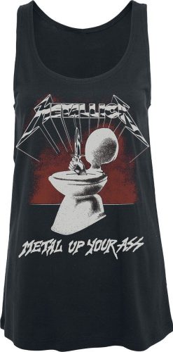 Metallica Metal Up Your Ass Dámský top černá