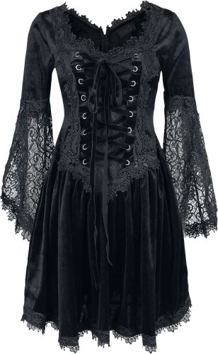 Sinister Gothic Minišaty Gothic Lolita Šaty černá
