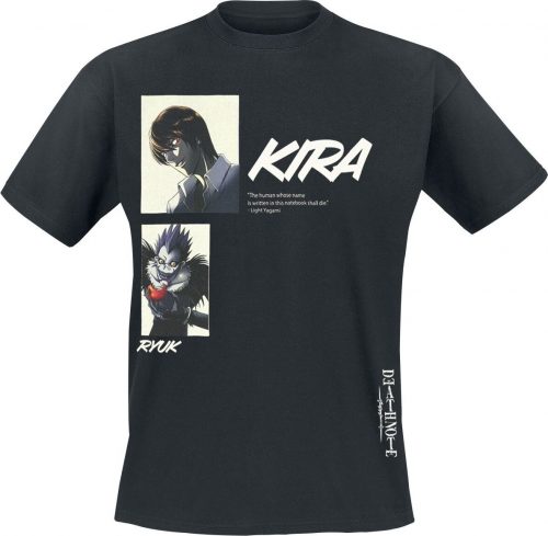 Death Note Ryuk & Kira Tričko černá